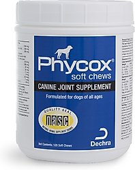 Phycox Soft Chews Joint Supplement for Dogs, 120 count