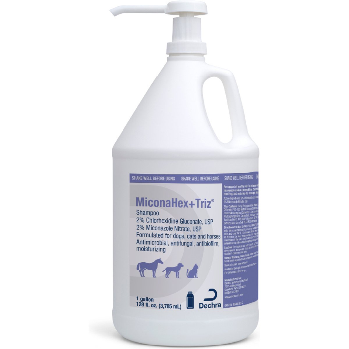 MiconaHex+Triz Shampoo for Dogs, Cats & Horses, 1-gallon bottle