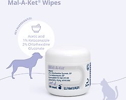 Mal-A-Ket Wipes for Dogs & Cats, 50 count jar slide 2 of 5