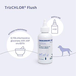 TrizCHLOR Flush for Dogs & Cats, 4-fl oz bottle