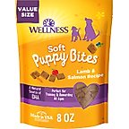 Wellness Soft Puppy Bites Lamb & Salmon Grain-Free Dog Treats, 8-oz pouch