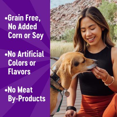 Show full view: Wellness Crunchy Puppy Bites Chicken & Carrots Recipe Grain-Free Natural Dog Treats, 6-oz bag slide 6 of 12