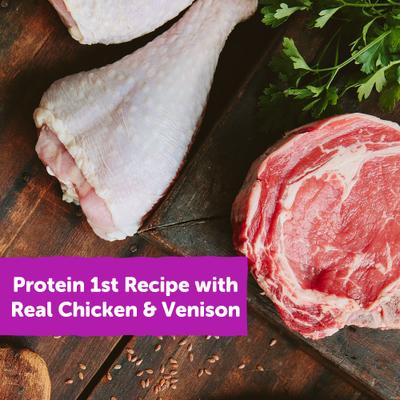 Show full view: Wellness Rewarding Life Chicken & Venison Grain-Free Soft & Chewy Dog Treats, 6-oz bag slide 3 of 11