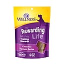 Wellness Rewarding Life Chicken & Venison Grain-Free Soft & Chewy Dog Treats, 6-oz bag