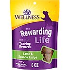 Wellness The Rewarding Life Lamb & Salmon Soft & Chewy Natural Dog Treats, 6-oz bag
