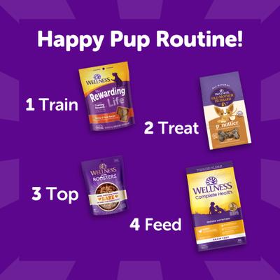 Show full view: Wellness The Rewarding Life Turkey & Duck Soft & Chewy Dog Treats, 6-oz bag slide 9 of 11