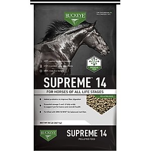 Buckeye Nutrition Supreme 14 Horse Feed, 50-lb bag