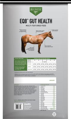 Show full view: Buckeye Nutrition EQ8 Gut Health Mature Horse Feed, 50-lb bag slide 2 of 5