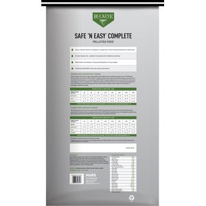 Buckeye Nutrition Safe 'N Easy Complete Low Sugar, Low Starch Horse Feed, 50-lb bag