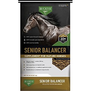 Buckeye Nutrition Senior Balancer Joint Support Senior Horse Feed, 50-lb bag