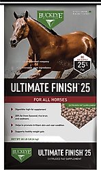 Buckeye Nutrition Ultimate Finish 25 High-Fat Weight Gain Pellets Horse Supplement, 40-lb bag slide 1 of 4