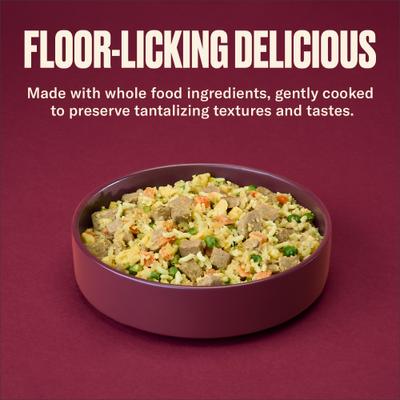 Show full view: Nom Nom Freshly-Made Frozen Lamb Pilaf Dog Food, 14-oz pouch, case of 7 slide 5 of 11