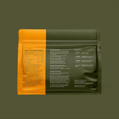 Show full view: Nom Nom Freshly-Made Frozen Turkey & Chicken Cookout Dog Food, 14-oz pouch, case of 7 slide 4 of 11