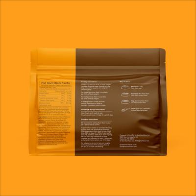 Show full view: Nom Nom Freshly-Made Frozen Grain-Free Chicken Cuisine Dog Food, 14-oz pouch, case of 7 slide 3 of 11