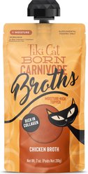 Tiki Cat Born Carnivore Chicken Broth Wet Cat Food Topper, 7-oz pouch, case of 6