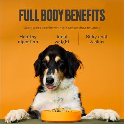 Show full view: Nom Nom Freshly-Made Frozen Turkey & Chicken Cookout Dog Food, 14-oz pouch, case of 7 slide 6 of 11