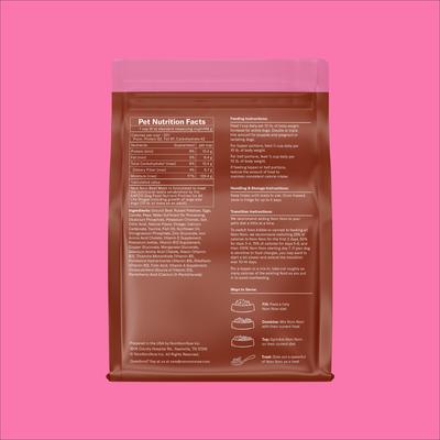 Show full view: Nom Nom Freshly-Made Frozen Grain-Free Beef Mash Dog Food, 7.9-oz pouch, case of 7 slide 3 of 11