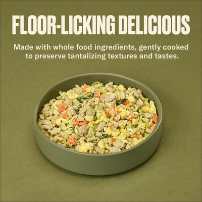 Show full view: Nom Nom Freshly-Made Frozen Turkey Fare Dog Food, 14-oz pouch, case of 7 slide 4 of 11