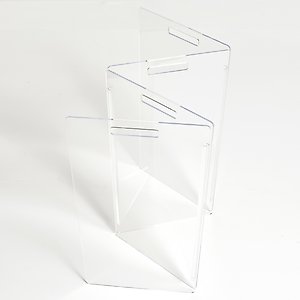 Hiddin Tall Clear View Zig Zag Freestanding Dog & Cat Gate, 4-Panel