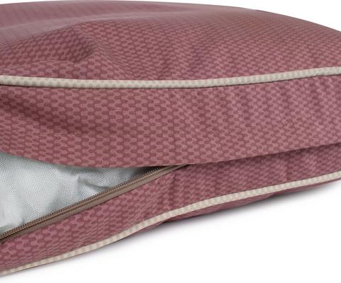 Show full view: Carolina Pet GreenDog Checkered Wave Pet Napper Dog Bed, Wavy Red, Medium slide 6 of 9