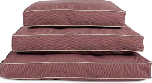 Show full view: Carolina Pet GreenDog Checkered Wave Pet Napper Dog Bed, Wavy Red, Medium slide 7 of 9