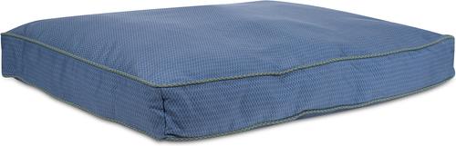 Show full view: Carolina Pet GreenDog Checkered Wave Pet Napper Dog Bed, Wavy Blue, Large slide 2 of 9