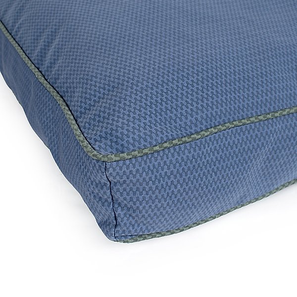 Show full view: Carolina Pet GreenDog Checkered Wave Pet Napper Dog Bed, Wavy Blue, X-Large slide 5 of 9