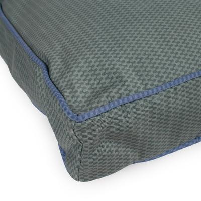 Show full view: Carolina Pet GreenDog Checkered Wave Pet Napper Dog Bed, Wavy Green, X-Large slide 5 of 9