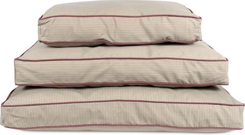 Show full view: Carolina Pet GreenDog Checkered Wave Pet Napper Dog Bed, Wavy Tan, Medium slide 7 of 9