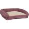 Show in main carousel: Carolina Pet GreenDog Checkered Wave Bolster Dog Bed, Wavy Red, Small slide 3 of 10