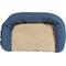 Show in main carousel: Carolina Pet GreenDog Checkered Wave Bolster Dog Bed, Wavy Blue, Large slide 5 of 9