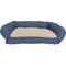 Show in main carousel: Carolina Pet GreenDog Checkered Wave Bolster Dog Bed, Wavy Blue, Medium slide 1 of 9