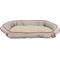Show in main carousel: Carolina Pet GreenDog Checkered Wave Bolster Dog Bed, Wavy Tan, Large slide 1 of 9