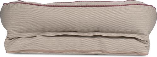 Show full view: Carolina Pet GreenDog Checkered Wave Bolster Dog Bed, Wavy Tan, Small slide 4 of 9