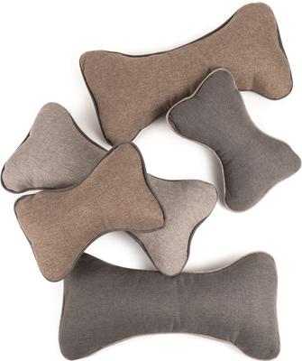 Show full view: Carolina Pet GreenDog Luxe Neutral Bone Pillow Dog Bed, Dark Gray, Large/X-Large slide 4 of 4