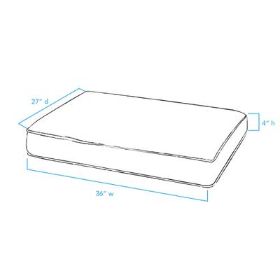 Show full view: Carolina Pet GreenDog Luxe Neutral Napper Dog Bed, Light Gray, Medium slide 7 of 8