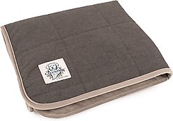 Carolina Pet GreenDog Luxe Netural Dog Crate Blanket, Dark Gray, Small/Medium