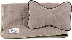 Carolina Pet GreenDog Luxe Netural Dog Crate Blanket, Light Gray, Small/Medium slide 2 of 6