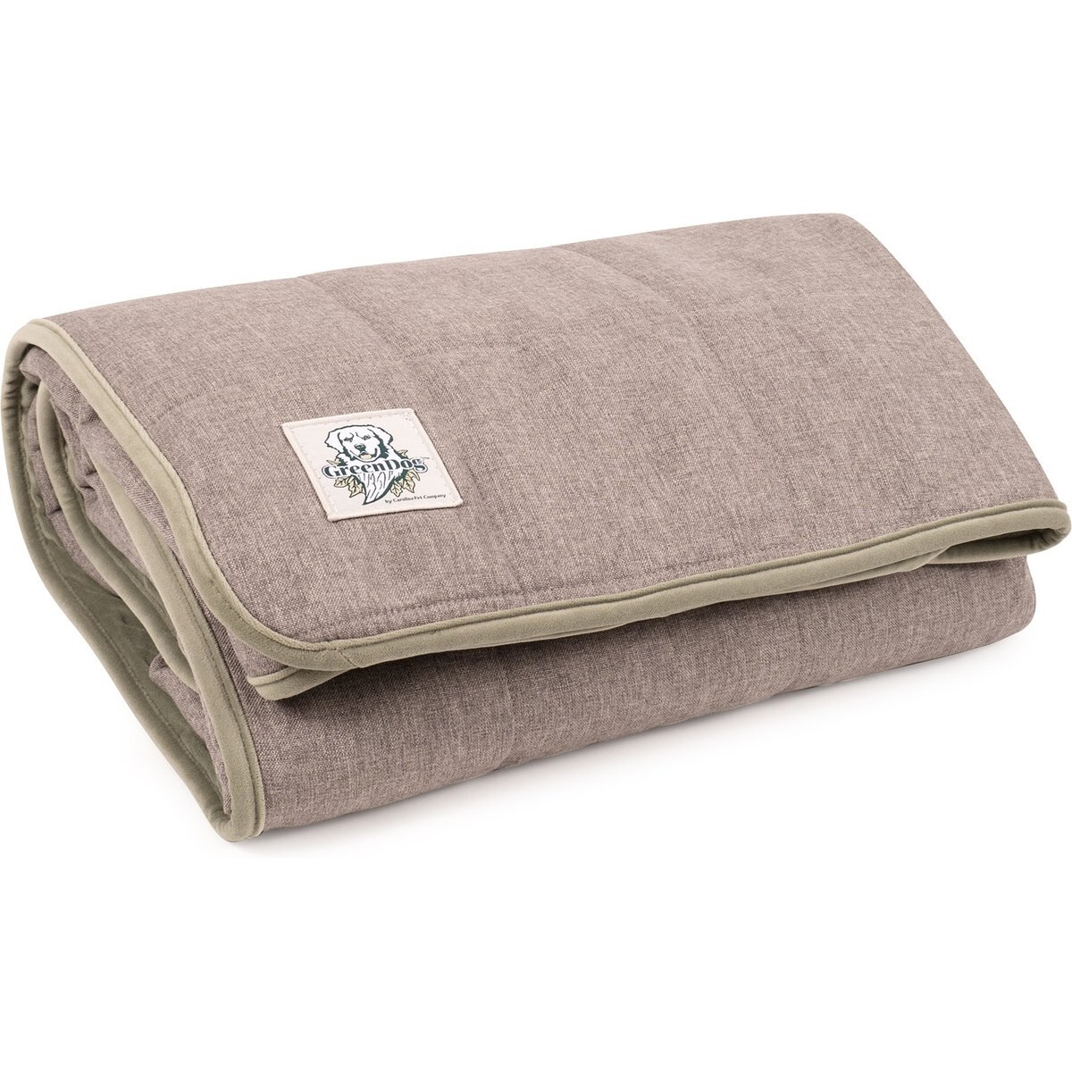 Carolina Pet GreenDog Luxe Netural Dog Crate Blanket, Light Gray, Large/X-Large