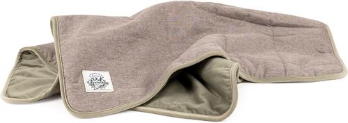 Show full view: Carolina Pet GreenDog Luxe Netural Dog Crate Blanket, Light Gray, Small/Medium slide 3 of 6
