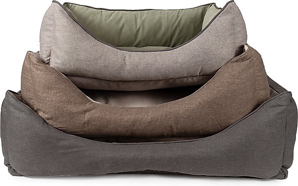 Show full view: Carolina Pet GreenDog Luxe Neutral Kuddler Dog Bed, Light Gray, Medium slide 7 of 9