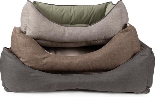 Show full view: Carolina Pet GreenDog Luxe Neutral Kuddler Dog Bed, Light Gray, Large slide 7 of 9
