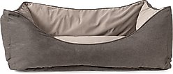 Carolina Pet GreenDog Luxe Neutral Kuddler Dog Bed, Dark Gray, Large
