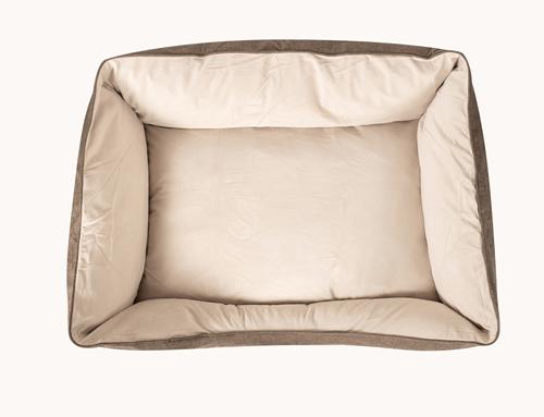 Show full view: Carolina Pet GreenDog Luxe Neutral Kuddler Dog Bed, Coffee, X-Large slide 6 of 9