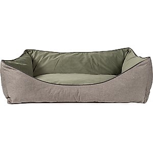 Carolina Pet GreenDog Luxe Neutral Kuddler Dog Bed, Light Gray, X-Large