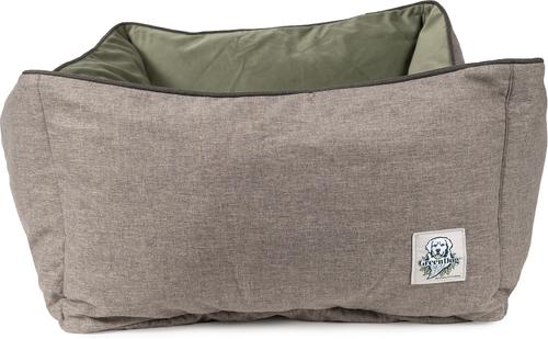Show full view: Carolina Pet GreenDog Luxe Neutral Kuddler Dog Bed, Light Gray, Large slide 4 of 9