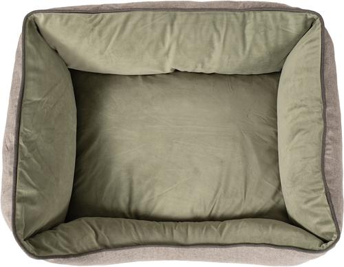 Show full view: Carolina Pet GreenDog Luxe Neutral Kuddler Dog Bed, Light Gray, Medium slide 6 of 10
