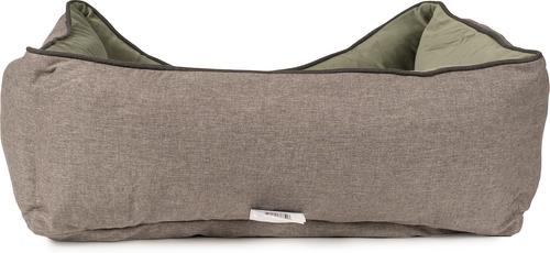 Show full view: Carolina Pet GreenDog Luxe Neutral Kuddler Dog Bed, Light Gray, Medium slide 5 of 10