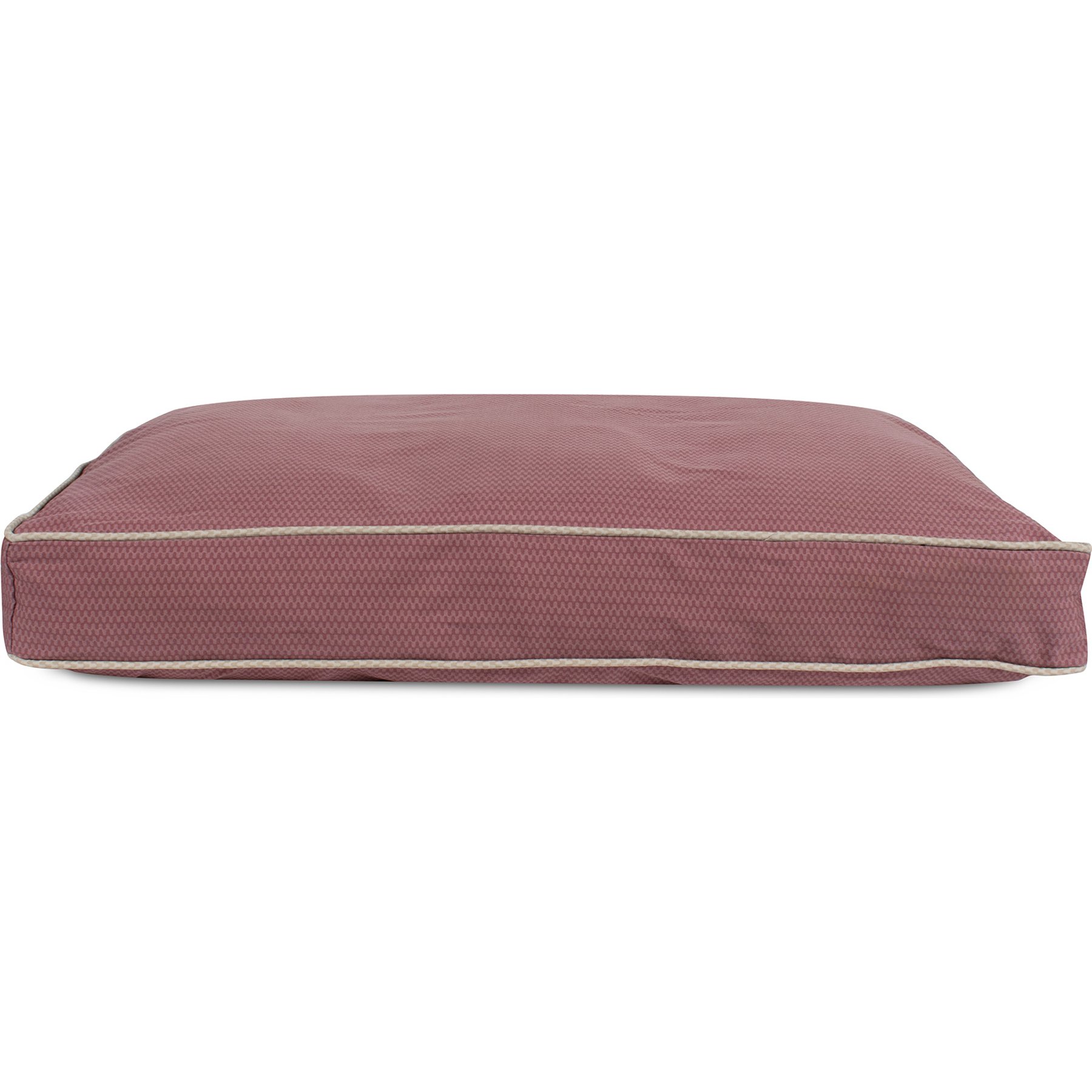 Carolina Pet GreenDog Checkered Wave Pet Napper Dog Bed, Wavy Red, Large