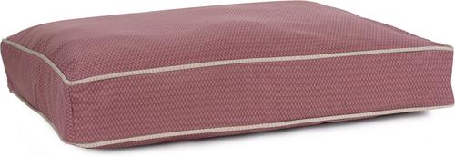 Show full view: Carolina Pet GreenDog Checkered Wave Pet Napper Dog Bed, Wavy Red, Medium slide 2 of 9